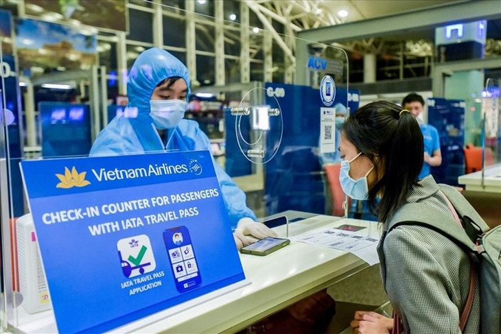 Vietnam Airlines thử nghiệm thành công hộ chiếu sức khỏe điện tử Vietnam Airlines thử nghiệm thành công hộ chiếu sức khỏe điện tử