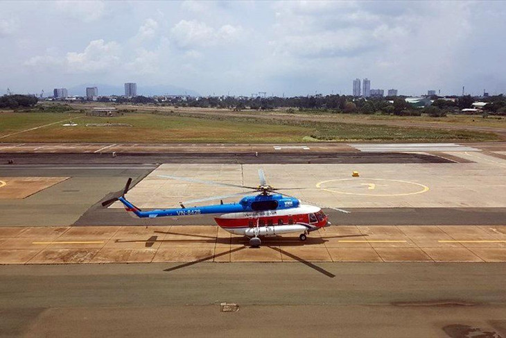 Trực thăng chở vaccine ra Côn Đảo trưa 11/8. Trực thăng chở vaccine ra Côn Đảo trưa 11/8.