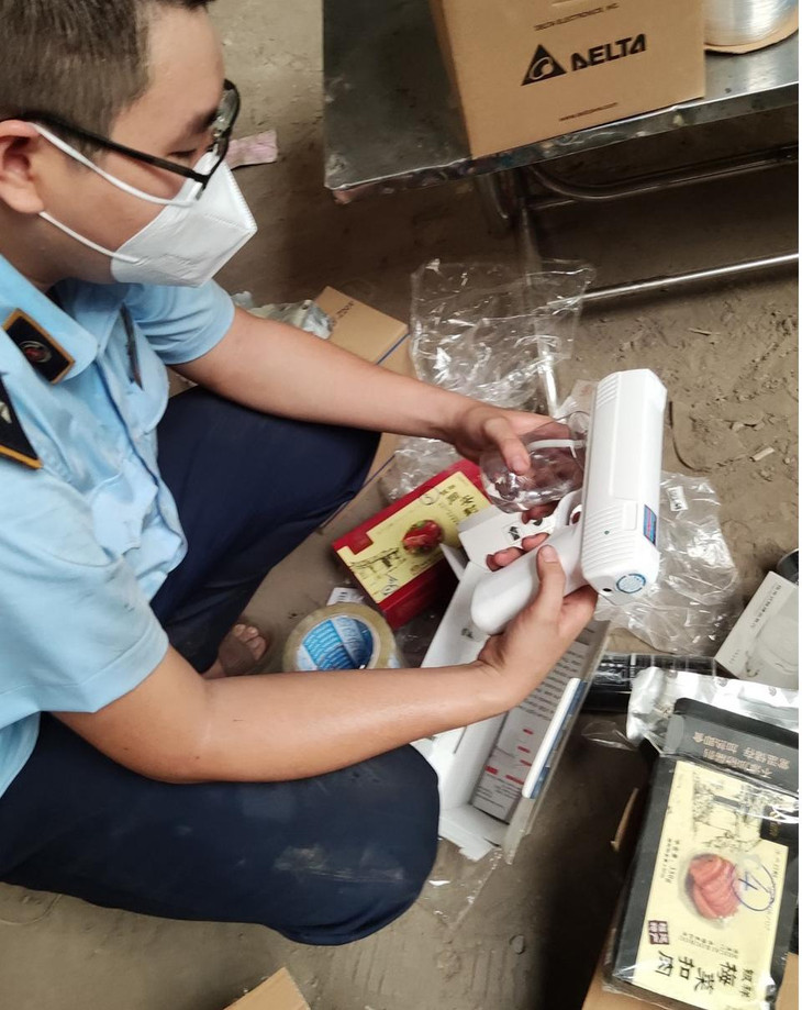 Các sản phẩm nhập lậu được lực lượng QLTT thu giữ