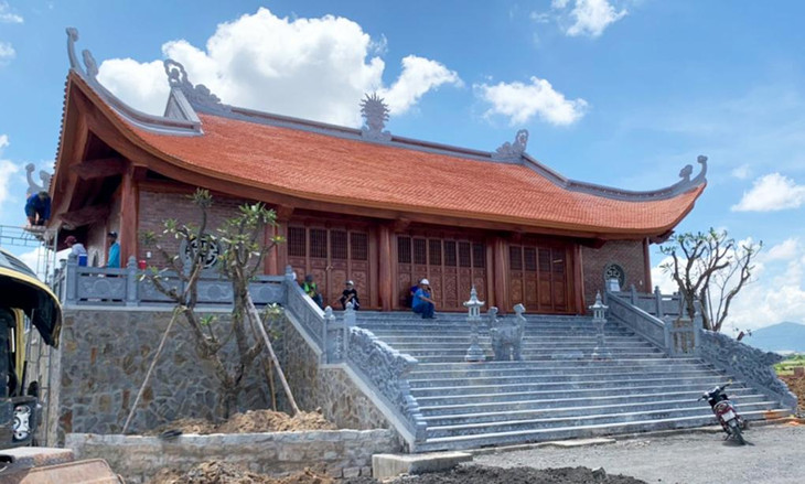 Mặt tiền công trình trái phép bên trong Dự án Cảng biển quốc tế Mỹ Xuân Mặt tiền công trình trái phép bên trong Dự án Cảng biển quốc tế Mỹ Xuân