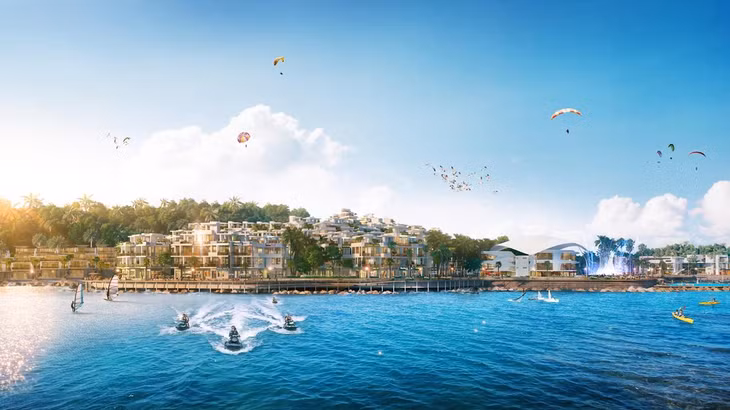 Sun Iconic Hub hợp phần đầu tiên của Hon Thom Paradise Island đã chính thức ra mắt. Ảnh phối cảnh minh họa