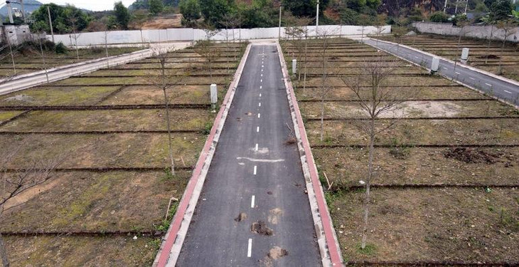 Tình trạng phân lô bán nền xảy ra ở nhiều khu đất được tách thửa số lượng lớn