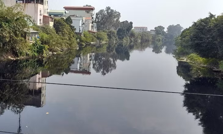 Kênh Kim Sơn chảy qua huyện Văn Lâm, tỉnh Hưng Yên