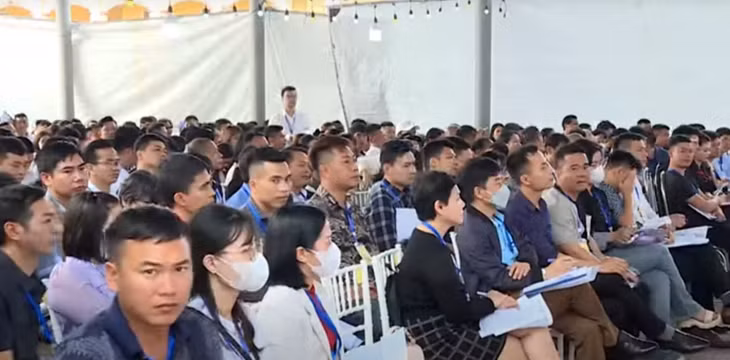 2.000 hồ sơ đăng ký với 500 khách hàng tham gia đấu giá đất