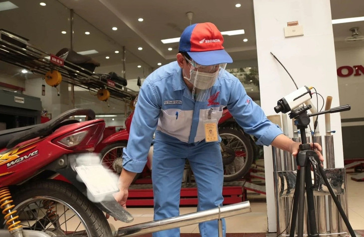 Ngoài đăng kiểm ô tô, các cơ sở đăng kiểm được phép thực hiện kiểm định xe máy.