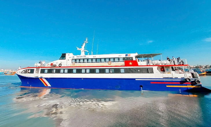 Tàu cao tốc dự kiến đưa vào khai thác từ 28/3 tới