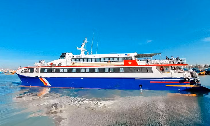 Tàu cao tốc dự kiến đưa vào khai thác từ 28/3 tới