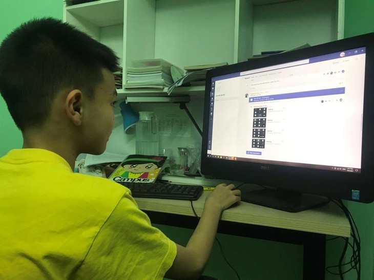 Học sinh Hải Phòng học, ôn tập trực tuyến tại nhà