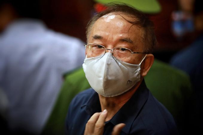 Ông Nguyễn Thành Tài trong phiên xử năm 2020