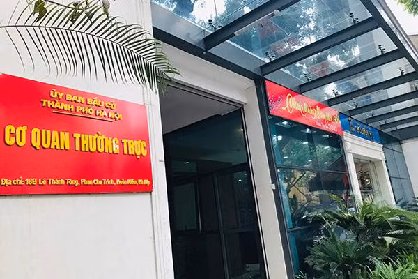 Nơi tiếp nhận hồ sơ ứng cử