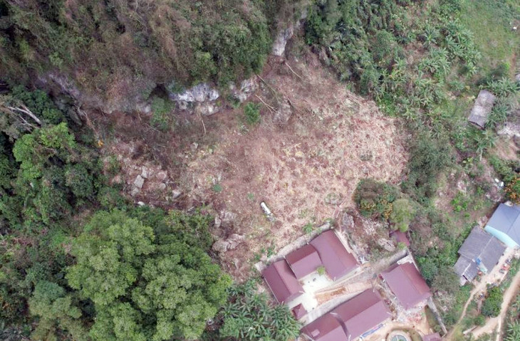 Hiện trường vụ phát phá trái phép rừng đặc dụng tại Vườn quốc gia Ba Bể (Bắc Kạn) được phát hiện hồi đầu tháng 3