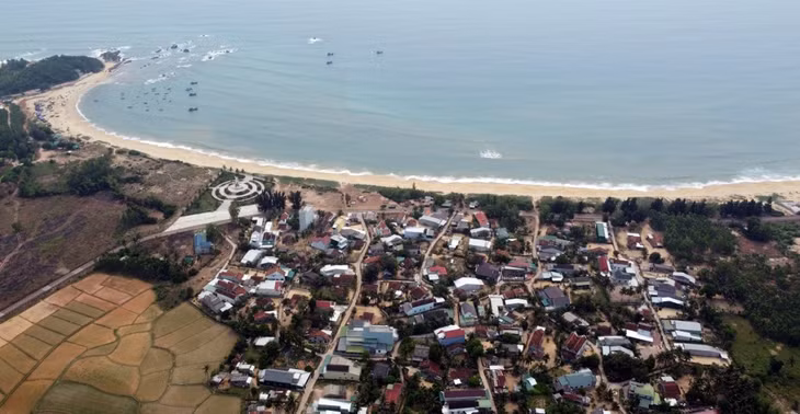 Thôn Lộ Diêu, nơi dự kiến đặt cảng và nhà máy thép