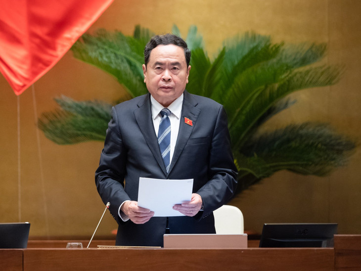 Phó Chủ tịch Thường trực Quốc hội Trần Thanh Mẫn điều hành phiên khai mạc