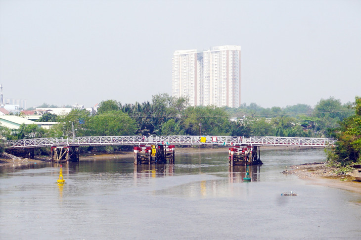 Cầu Rạch Đỉa mới sắp được xây dựng thay thế cầu sắt xuống cấp