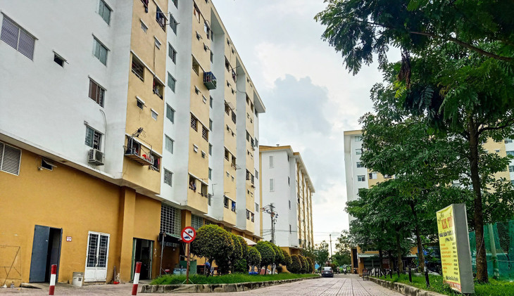 Một chung cư nhà ở xã hội tại huyện Nhơn Trạch, tỉnh Đồng Nai