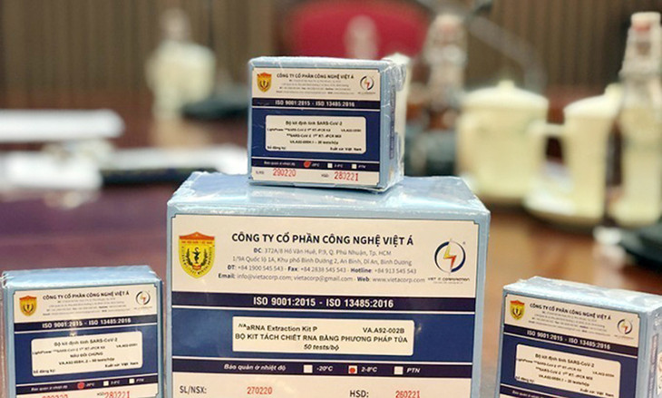 Bộ kit xét nghiệm Covid-19 của Công ty Việt Á