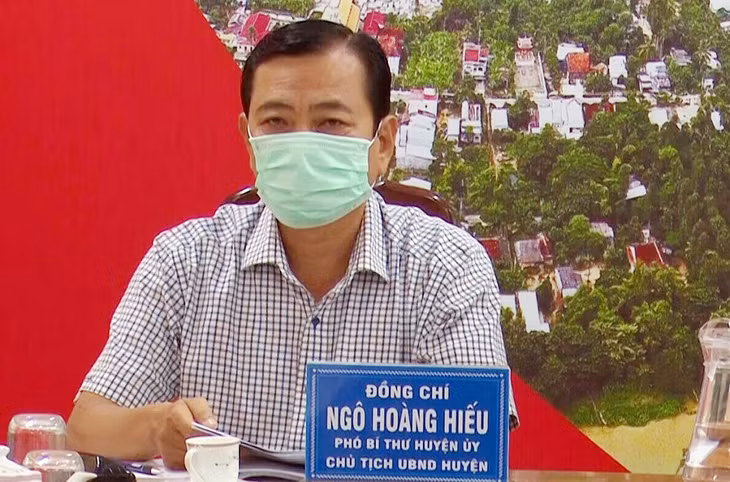 Ông Ngô Hoàng Hiếu, Phó Chánh Thanh tra tỉnh An Giang, nguyên Chủ tịch UBND huyện Chợ Mới, tỉnh An Giang