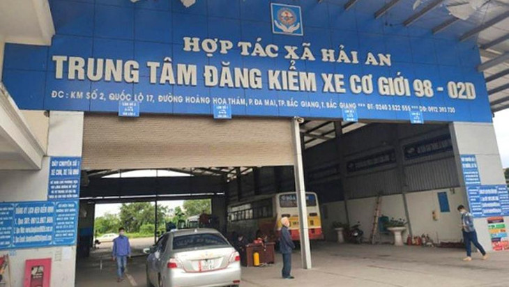 Trung tâm đăng kiểm 98-02D có sai phạm