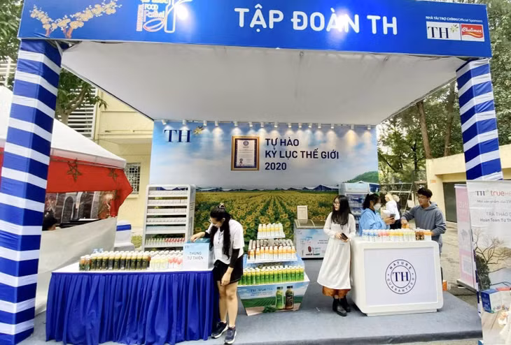 Gian hàng của Tập đoàn TH tại Liên hoan ẩm thực quốc tế 2022