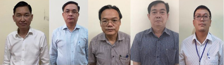 Năm bị can bị khởi tố Năm bị can bị khởi tố