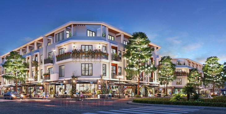 Shophouse trung tâm dự án