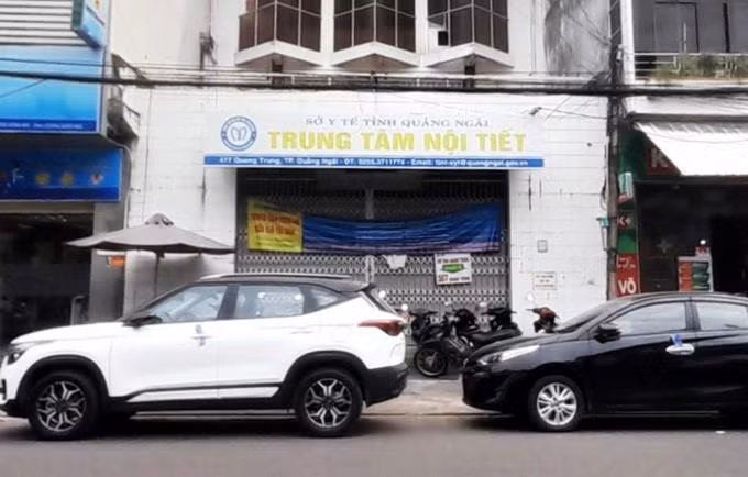 Ngôi nhà 477 đường Quang Trung, TP. Quảng Ngãi nguyên là trụ sở Trung tâm Nội tiết Quảng Ngãi