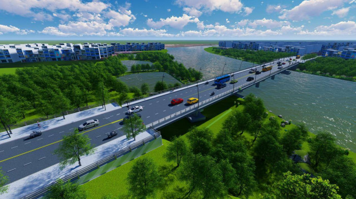 Phối cảnh cầu Văn Thánh