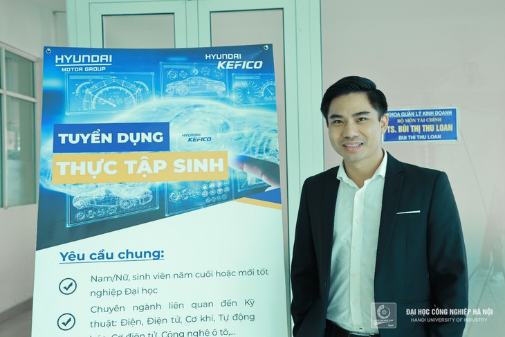 Đại diện Công ty Hyndai Kefico đánh giá cao chất lượng sinh viên Đại học Công nghiệp Hà Nội