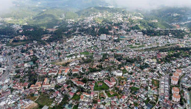 Một góc khu dân cư Phường 9 và 10, TP. Đà Lạt