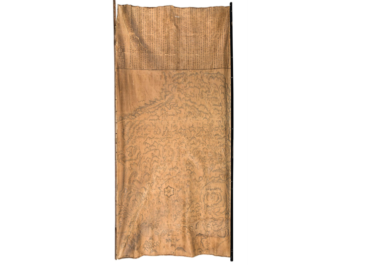 Bản đồ tỉnh Thanh Hóa, được đấu giá ở Paris