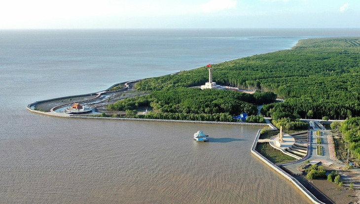 Một góc Khu du lịch Mũi Cà Mau