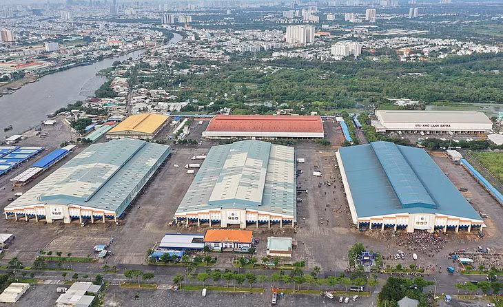 Điểm trung chuyển ở chợ Bình Điền mở cửa lại từ ngày 7/9