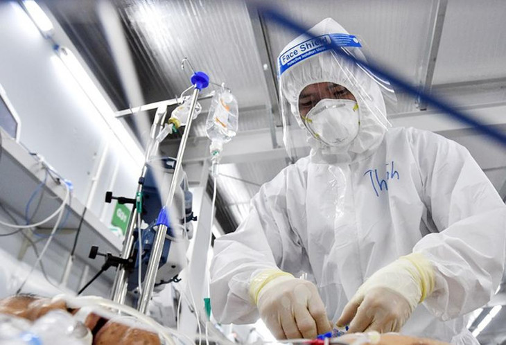 Bình Dương đưa khu điều trị Covid-19 Bàu Bàng quy mô 1.000 giường vào hoạt động. Ảnh minh họa