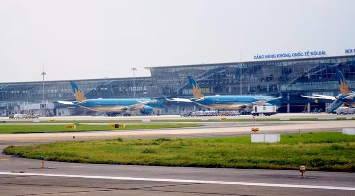 Sân bay Nội Bài là 1 trong 22 sân bay được nhà nước giao ACV quản lý, khai thác