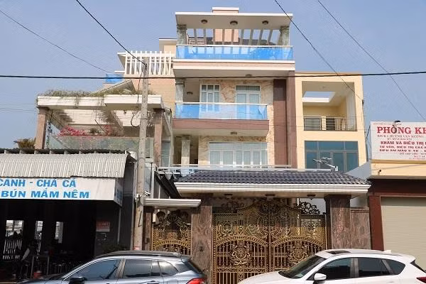 Ngôi nhà ông Minh tại xã Bình Châu