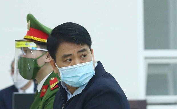 Bị cáo Nguyễn Đức Chung tại phiên tòa xét xử sơ thẩm.