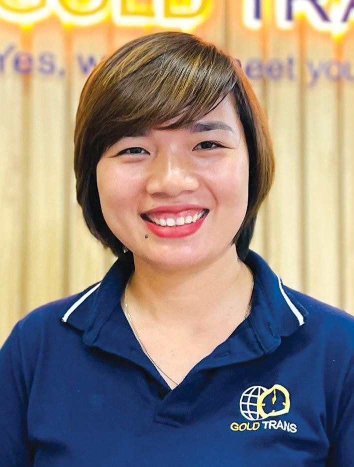 Bà Nguyễn Thị Hoa, Giám đốc Công ty CP Giao nhận Vận chuyển Vàng