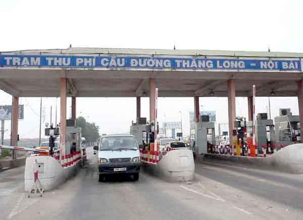 Thu phí tại trạm Bắc Thăng Long - Nội Bài