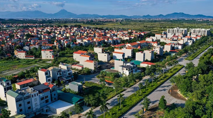 Khu vực dân cư sát trung tâm hành chính mới của huyện Mê Linh