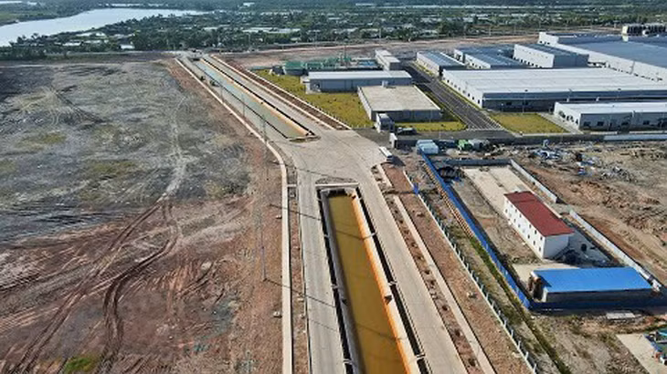 KCN Sông Khoai do Tập đoàn Amata đầu tư vào Quảng Ninh hiện đang được đẩy mạnh đầu tư hạ tầng