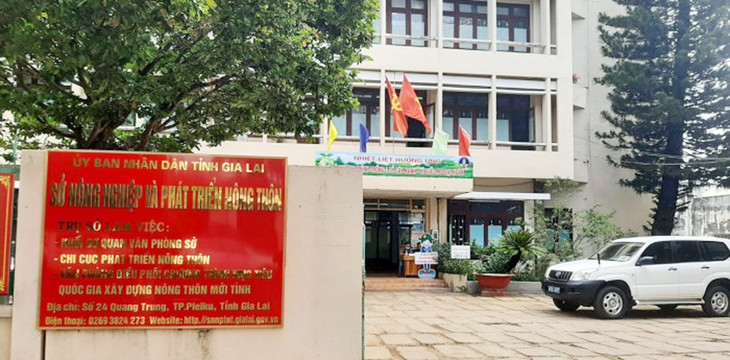 Sở Nông nghiệp và Phát triển nông thôn Gia Lai, nơi ông Nguyễn Văn Hoan, Phó Giám đốc Sở làm việc