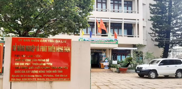 Sở Nông nghiệp và Phát triển nông thôn Gia Lai, nơi ông Nguyễn Văn Hoan, Phó Giám đốc Sở làm việc