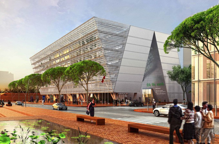 Phối cảnh Trung tâm triển lãm quy hoạch TP.HCM