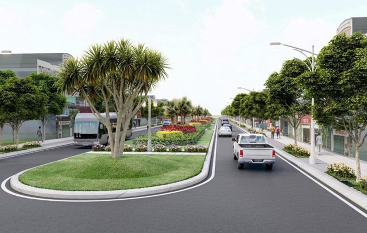 Phối cảnh Dự án Nâng cấp đường Thạnh Xuân 25