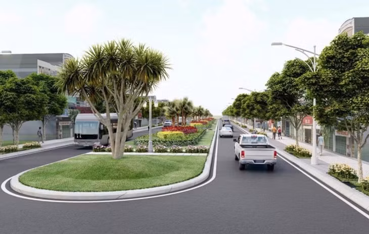 Phối cảnh Dự án Nâng cấp đường Thạnh Xuân 25