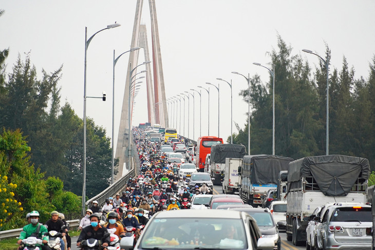 Cầu Rạch Miễu đã quá tải sau 15 năm đưa vào sử dụng