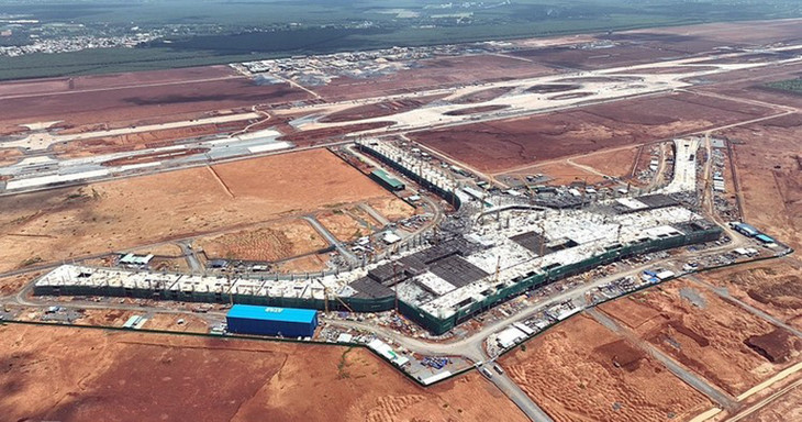 Đường băng sân bay Long Thành dần thành hình so với phối cảnh