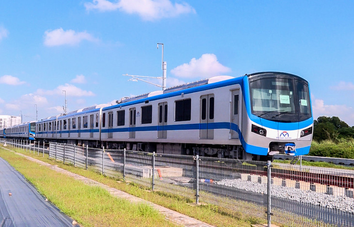 TP.HCM sẽ chạy thử nghiệm tàu metro số 1 lần thứ 4
