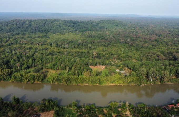 Vườn quốc gia Cát Tiên nhìn từ trên cao