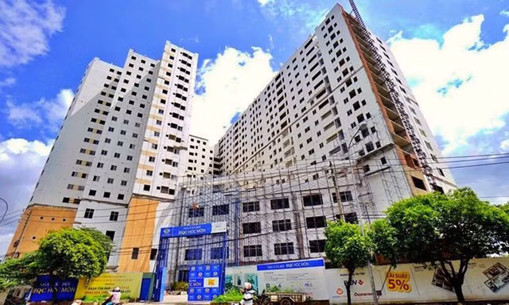 TP.HCM đang triển khai 6 dự án nhà ở xã hội với 300.000 m2 sàn xây dựng. Ảnh minh họa